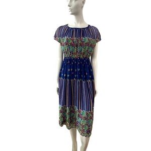 Vintage Japanese Tokyo Blouse Co Midi Dress